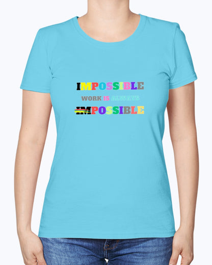 Ladies Premium T-Shirt Impossible1.0 Edition - DALSOMA