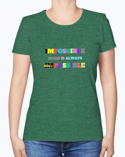Ladies Premium T-Shirt Impossible1.0 Edition - DALSOMA