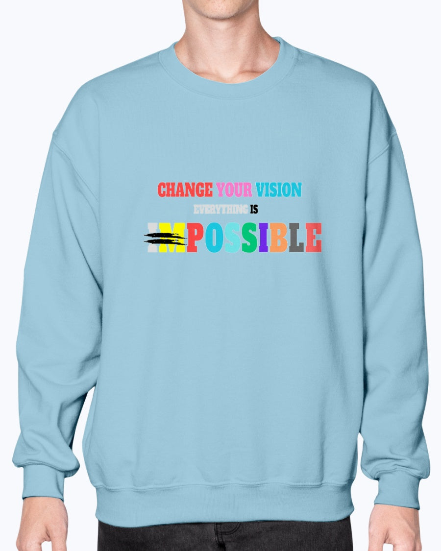 Crewneck Sweatshirt Positive Vision Collection - DALSOMA