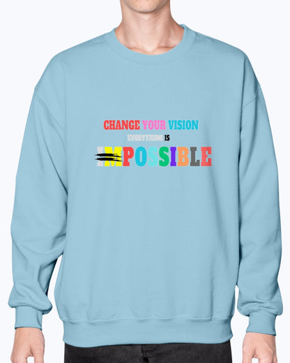 Crewneck Sweatshirt Positive Vision Collection - DALSOMA