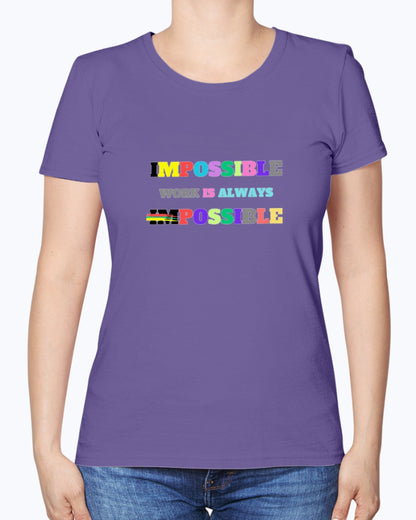 Ladies Premium T-Shirt Impossible1.0 Edition - DALSOMA