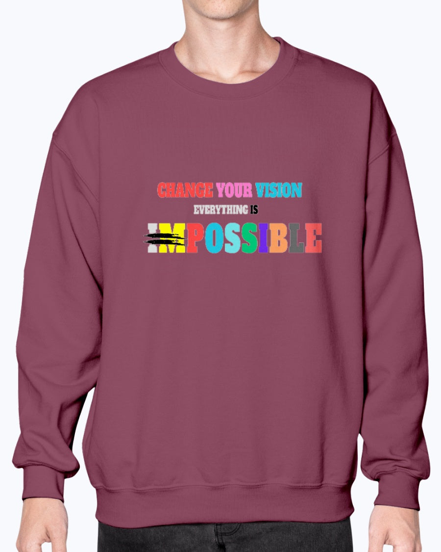 Crewneck Sweatshirt Positive Vision Collection - DALSOMA