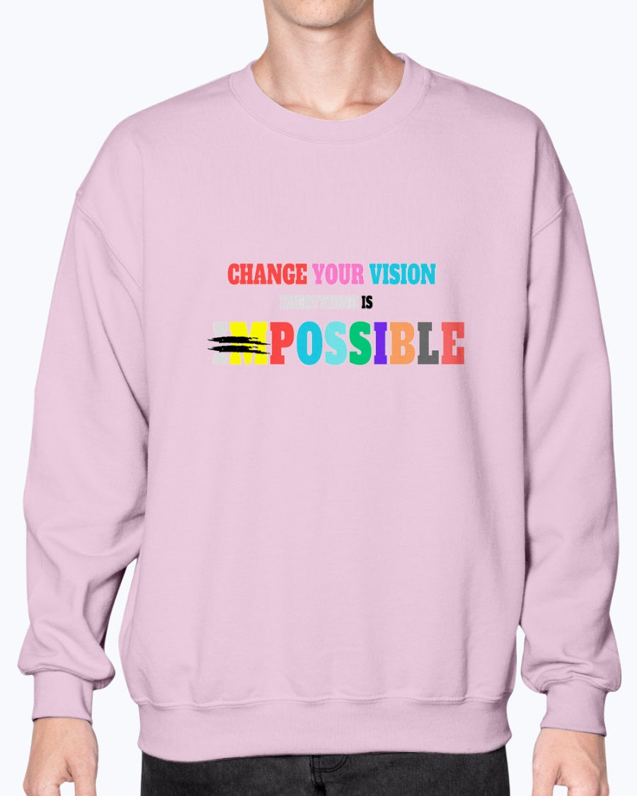 Crewneck Sweatshirt Positive Vision Collection - DALSOMA
