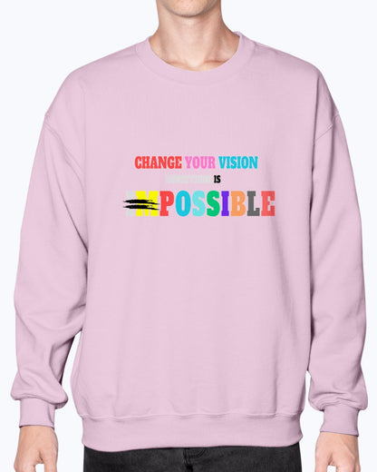 Crewneck Sweatshirt Positive Vision Collection - DALSOMA