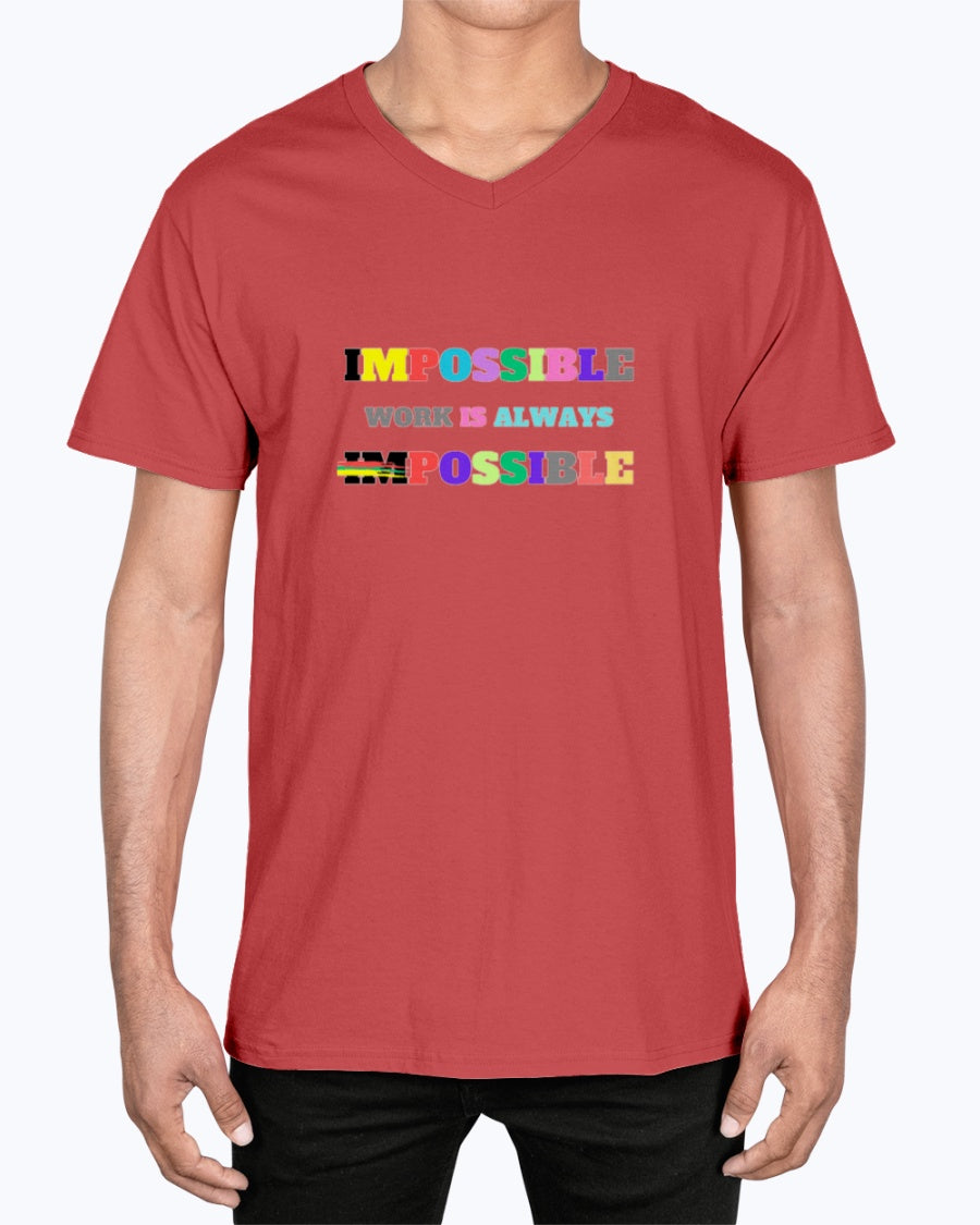 V-Neck T-shirt Impossible1.0 Edition - DALSOMA