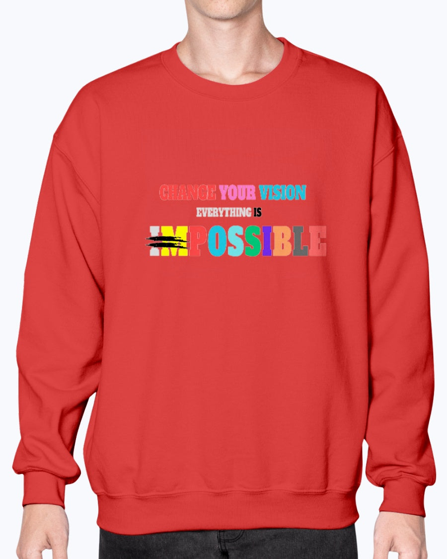 Crewneck Sweatshirt Positive Vision Collection - DALSOMA