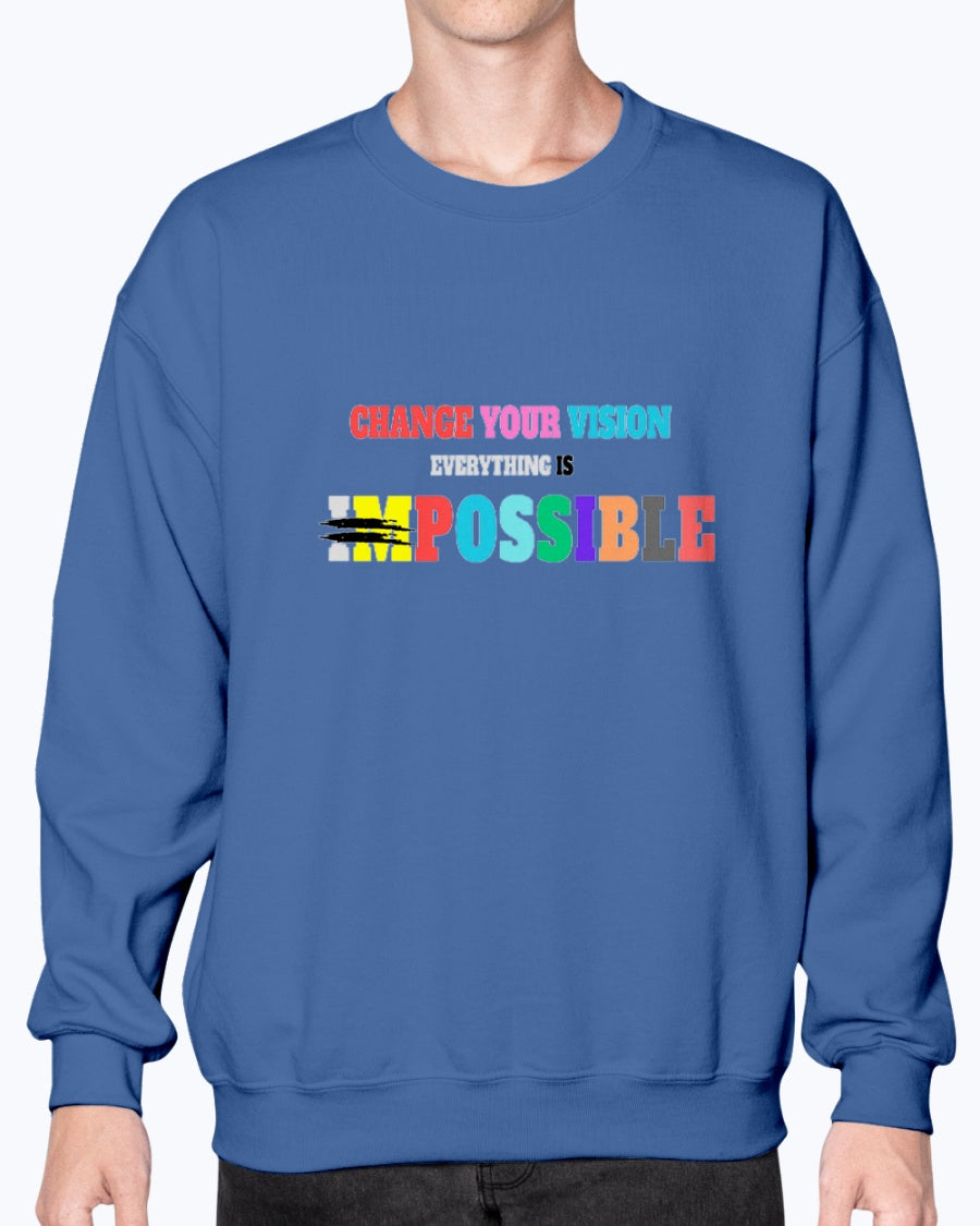 Crewneck Sweatshirt Positive Vision Collection - DALSOMA