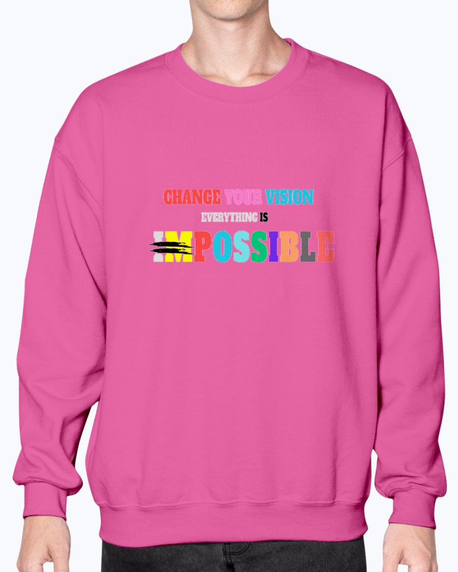 Crewneck Sweatshirt Positive Vision Collection - DALSOMA