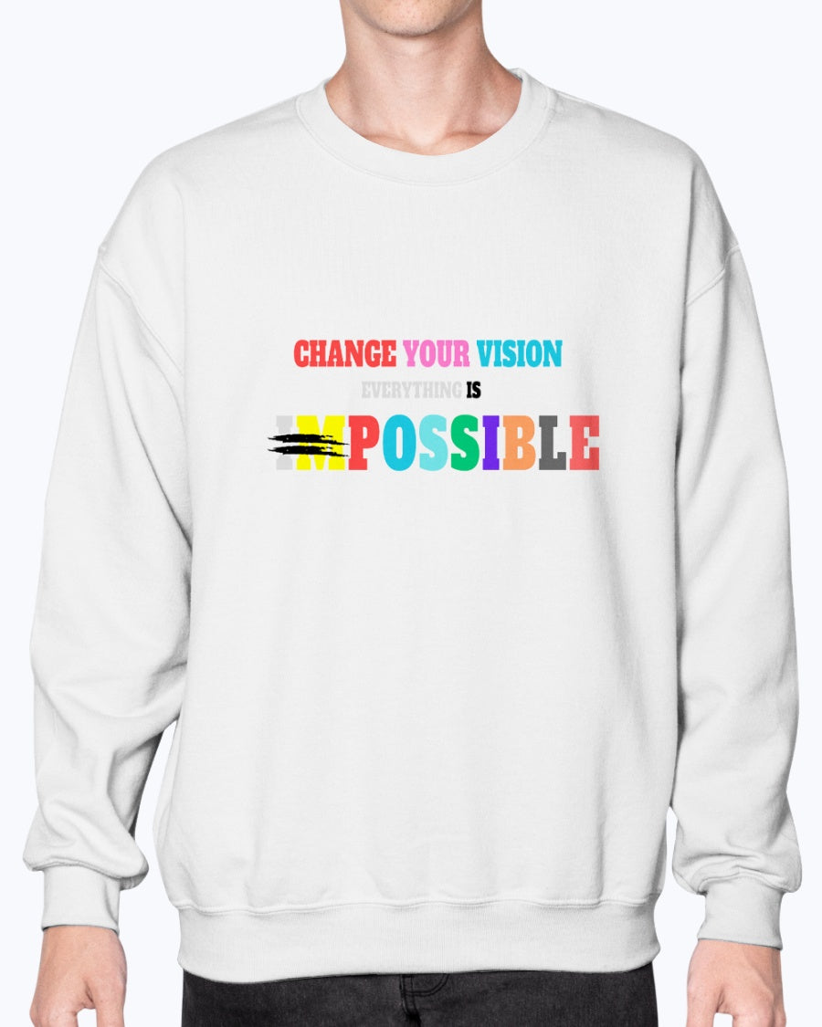 Crewneck Sweatshirt Positive Vision Collection - DALSOMA