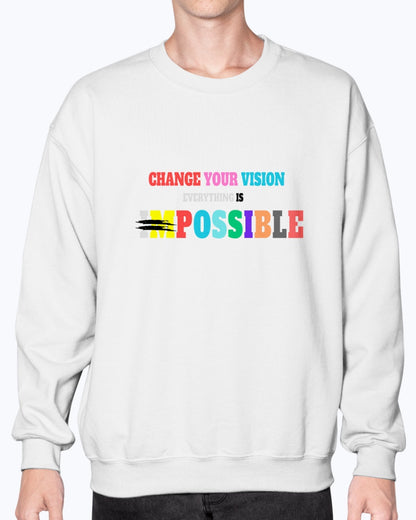 Crewneck Sweatshirt Positive Vision Collection - DALSOMA